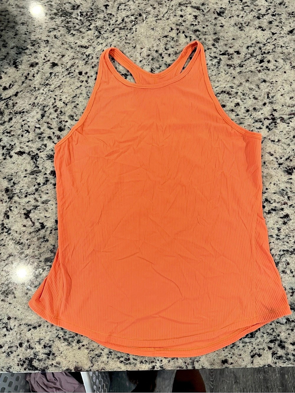 Lululemon Tank Ribbed Orange